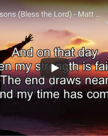 10,000 Reasons (Bless the Lord) – Matt Redman (Best Worship Song Ever) (with Lyrics)